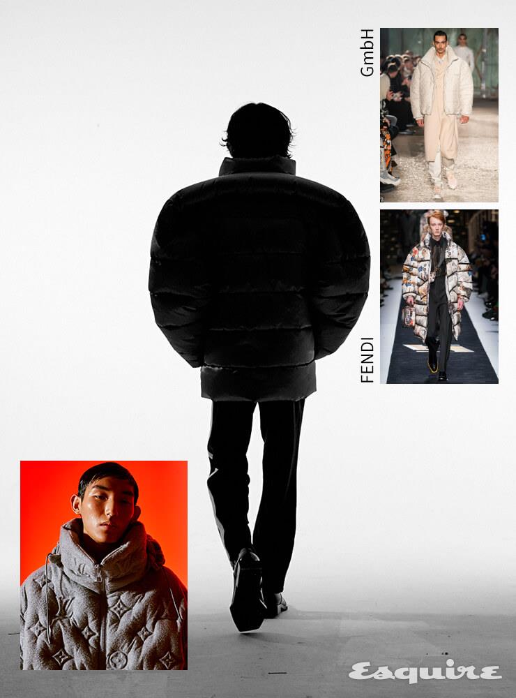 다운재킷 337만5000원, 트랙 팬츠 100만5000원, 부츠 161만원 모두 발렌시아가.