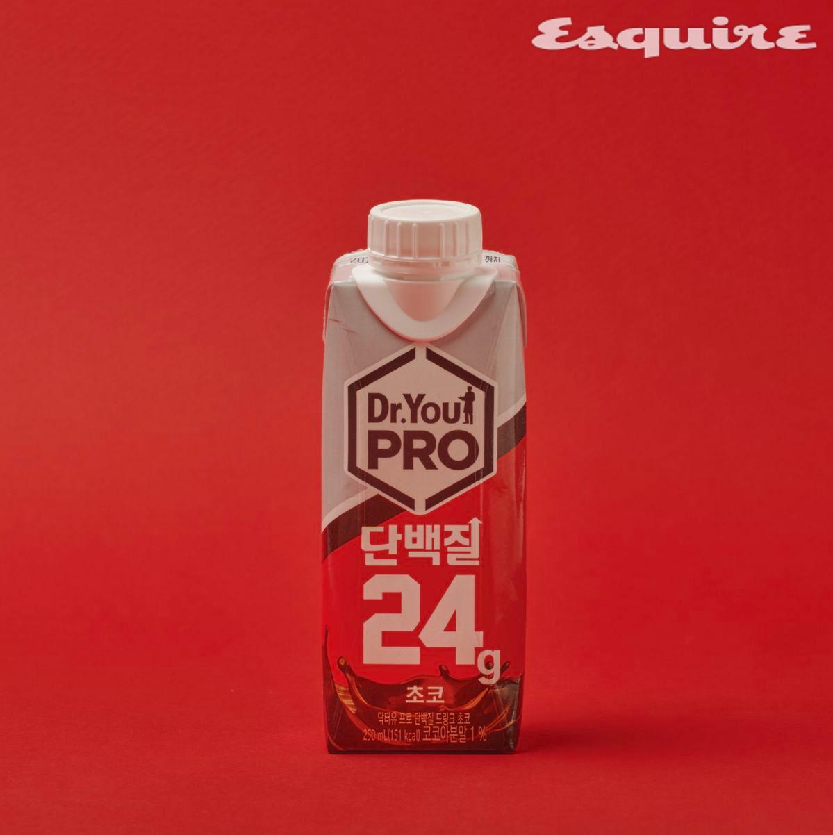 근성장에 도움을 주는 BCAA 5000mg, L-카르니틴 300g을 함유했다. 단백질 초코 250mLx8개/2만원대 닥터유 프로.