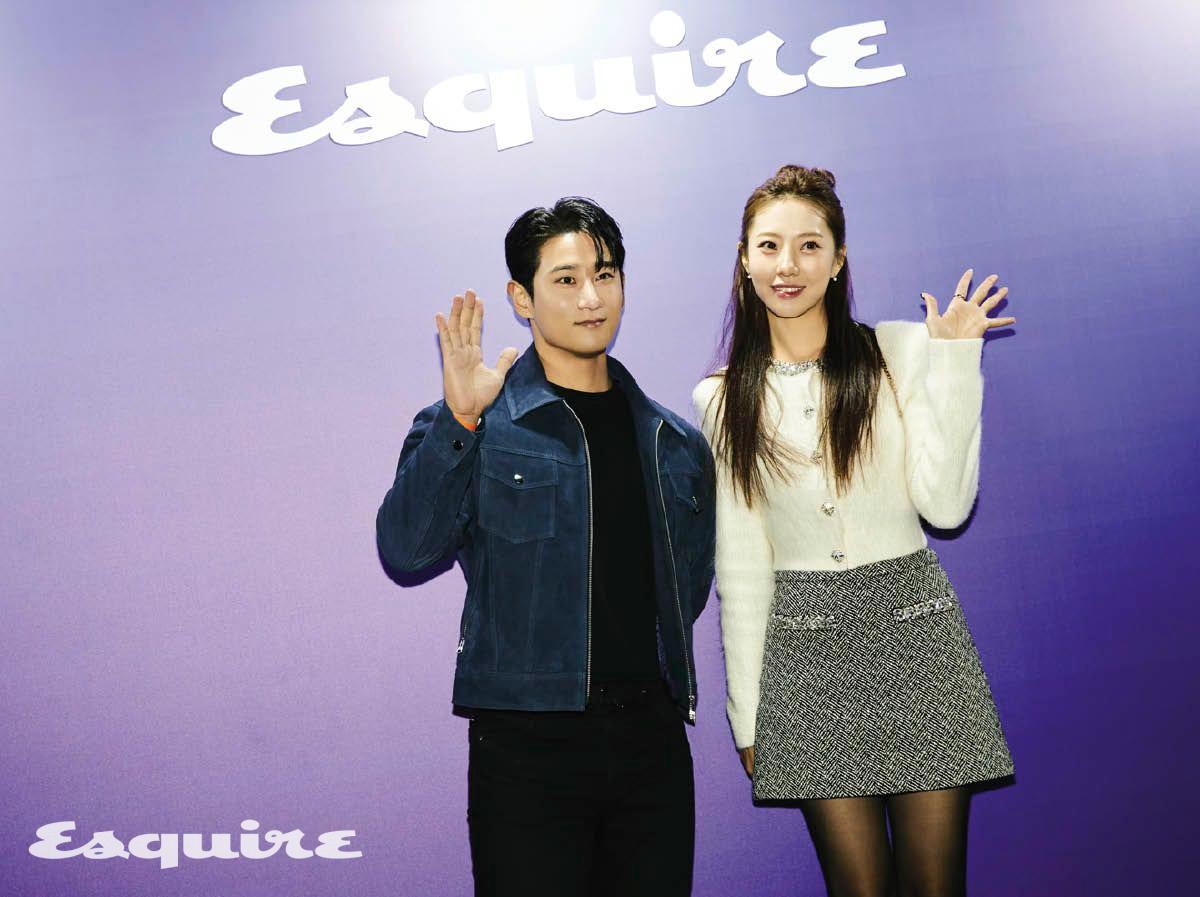 자리를 빛내준 인플루언서 송다혜와 서동진. 
