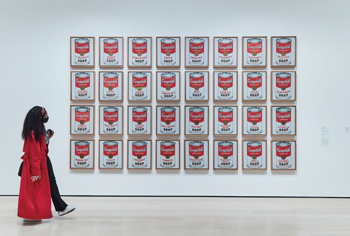 우리가 모마를 찾았을 때 앤디 워홀의 작품 ‘Campbell’s Soup Cans’이 412번 갤러리에 새롭게 전시됐다. 32개의 캠벨 수프 캔을 그린 이 팝아트 작품의 모든 캔은 조금씩 다 다르다.