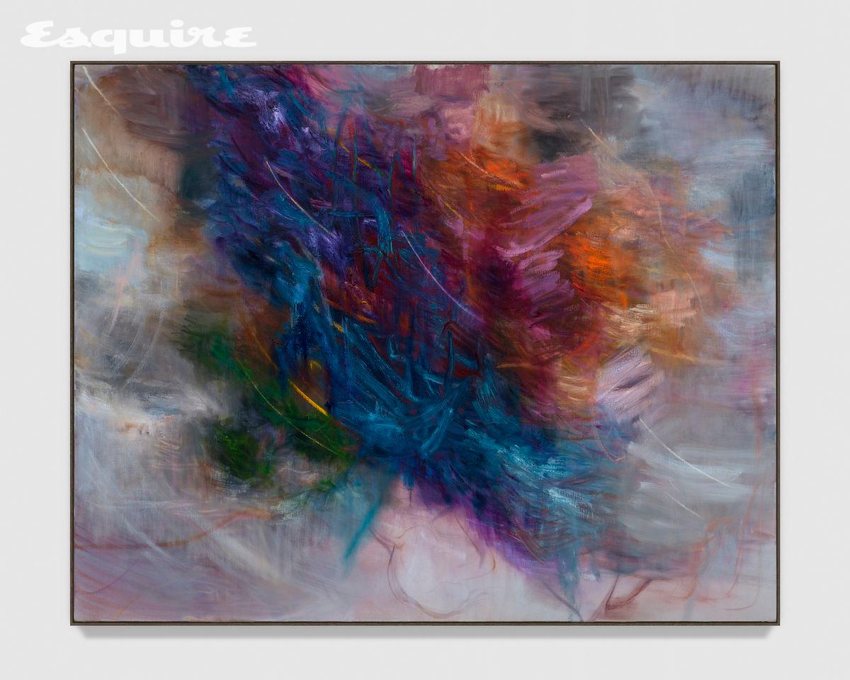 ‘Rilke in Rome’, 2025, oil on linen, 130.5 x 165 cm. © Nigel Cooke