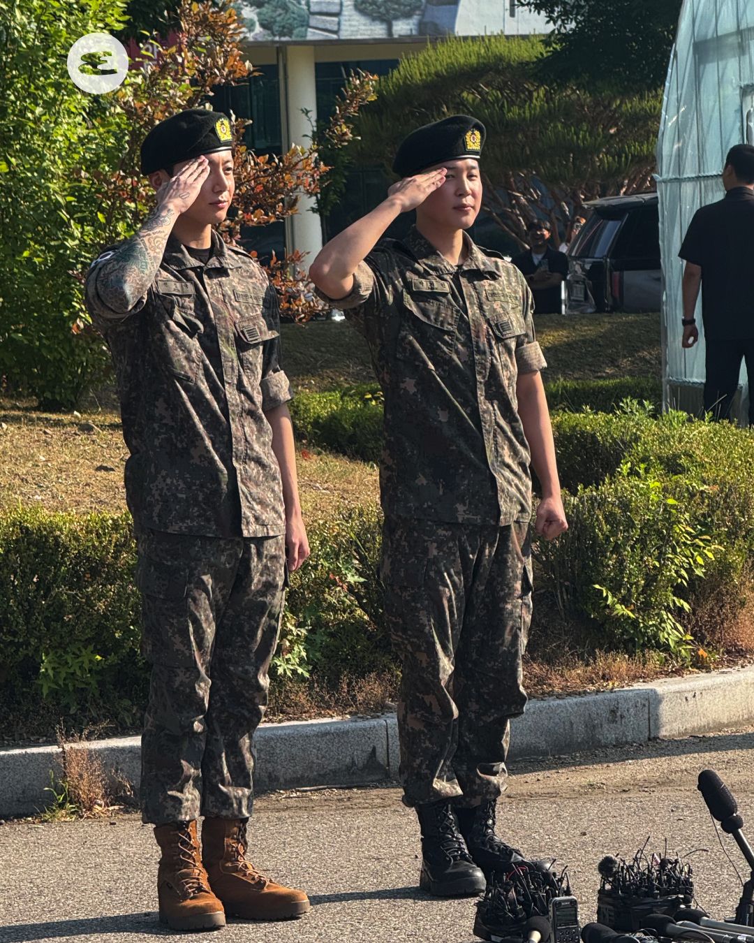 지민과 정국 (이미지 출처 : 에스콰이어)