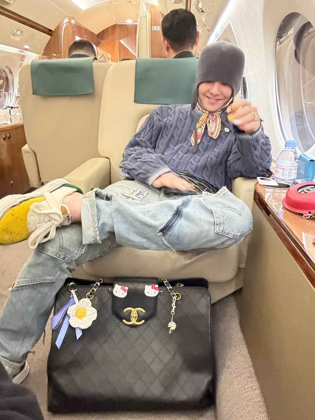 귀까지 따뜻하게 덮어주는 이어플랩 비니/ 인스타그램 @8lo8lo8lowme