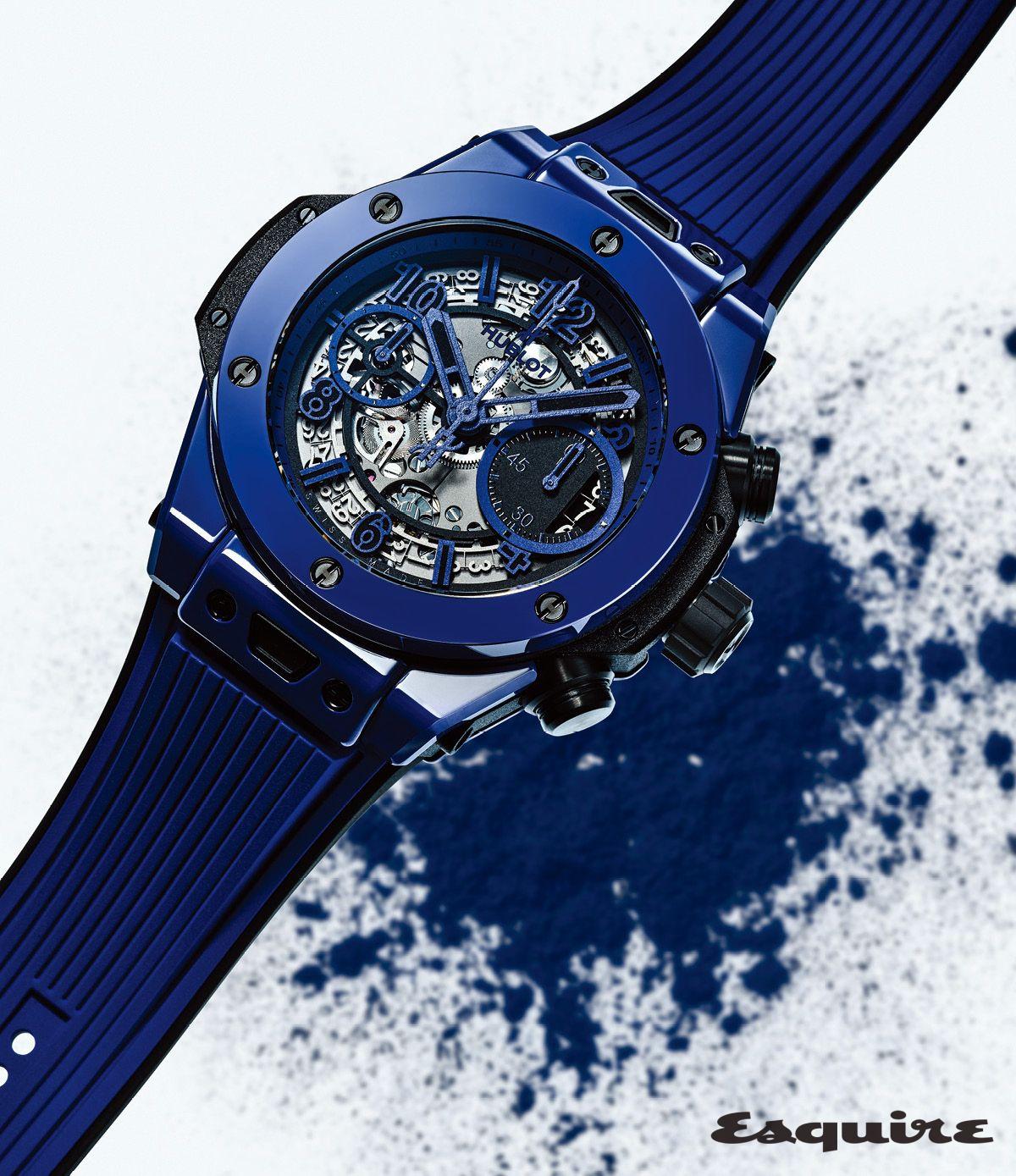 블루 세라믹 케이스로 강렬한 존재감을 드러내는 빅뱅 유니코 블루 매직 3000만원대 위블로.