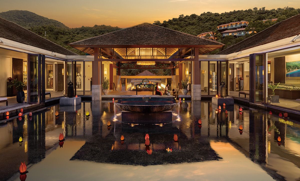 반얀트리 랑코 로비. 