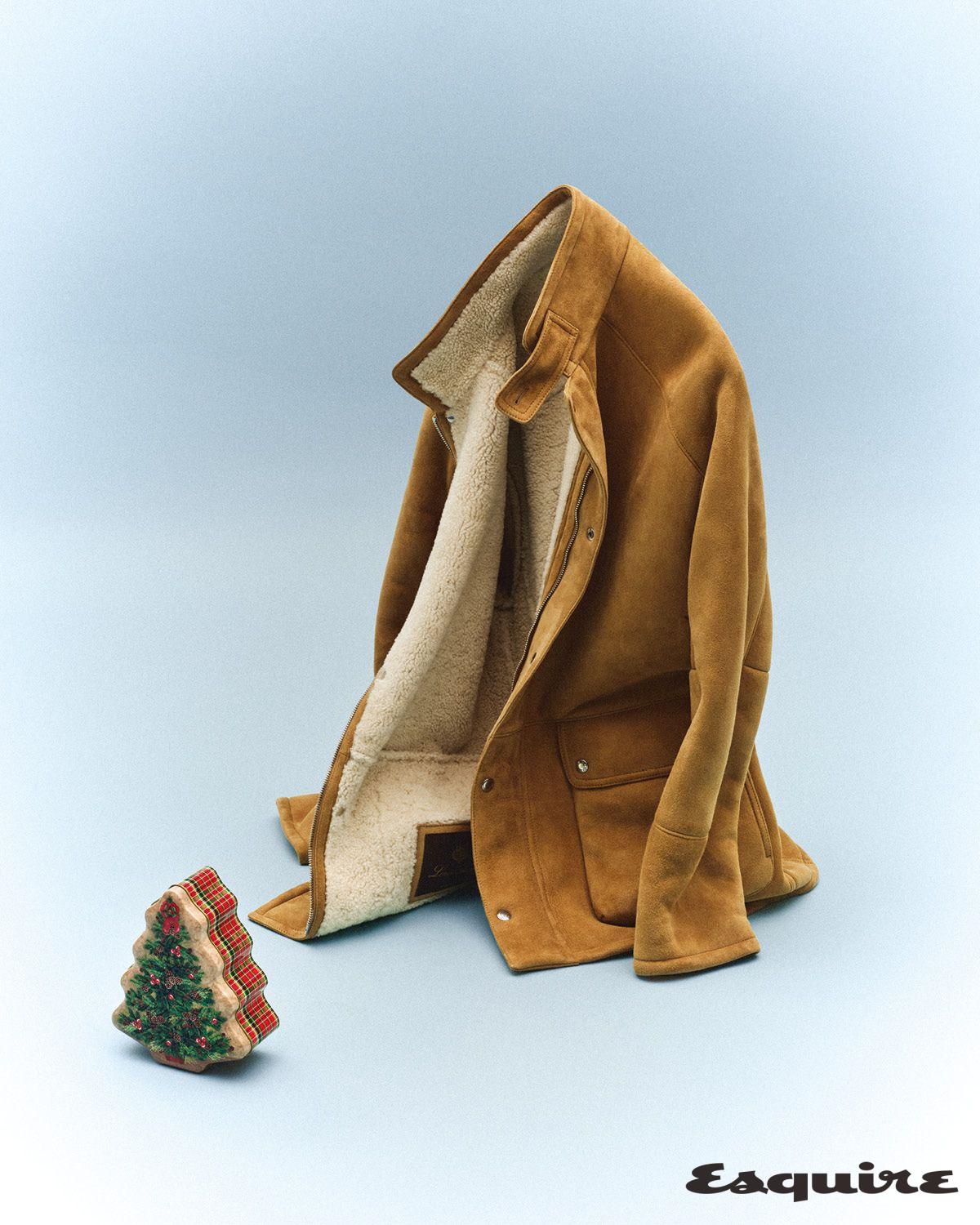 스웨이드 시어링 카코트 가격 미정 로로피아나.