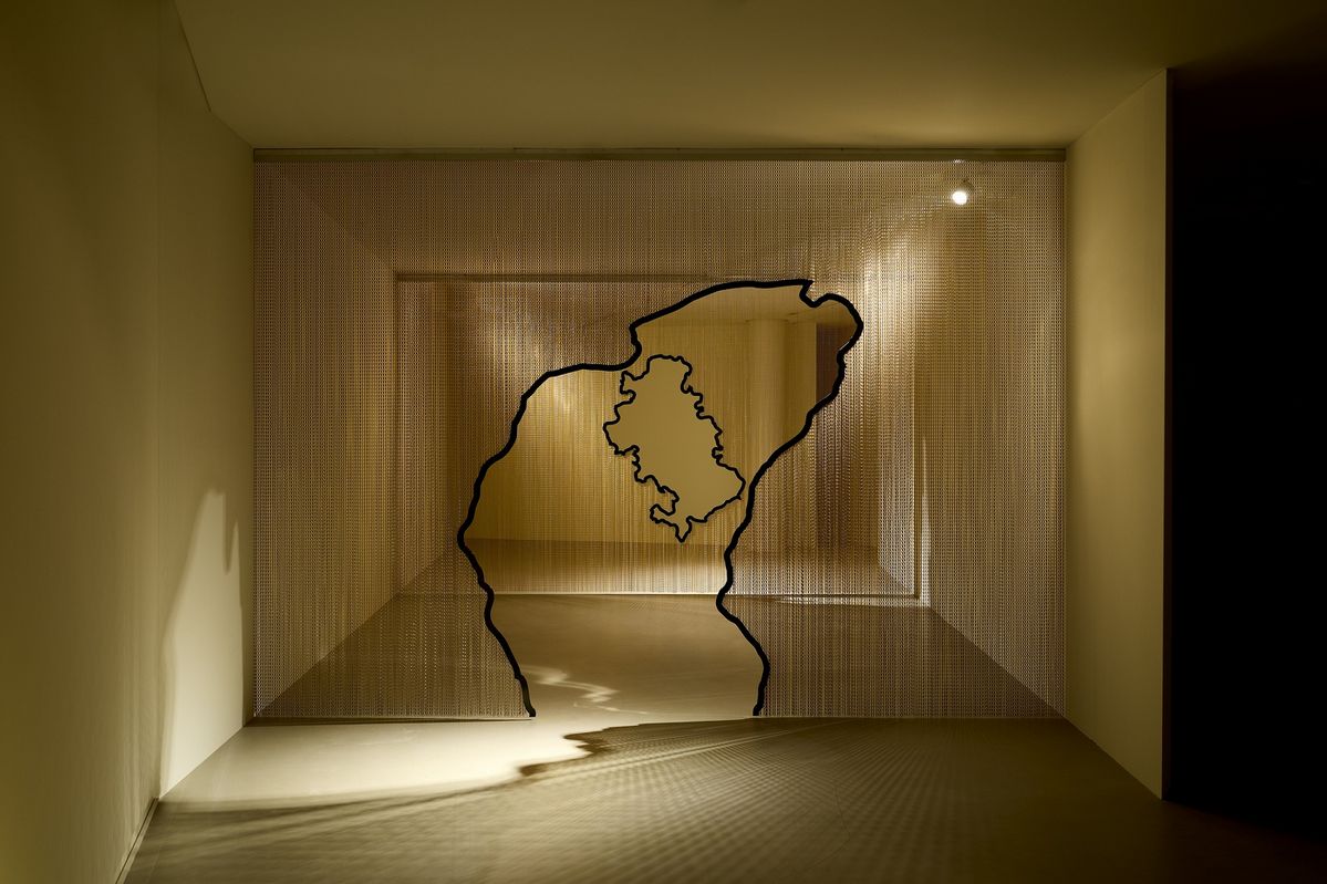 Installation view of __Befriending the Mountains__ 2025, Photo by Sangtae Kim ⓒ Fondation d_entreprise Hermès