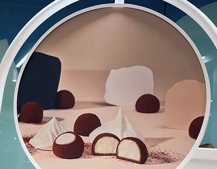 에이티즈 산이 좋아하는 스노우 초콜릿 / 출처: 인스타그램 @thehyundai_seoul