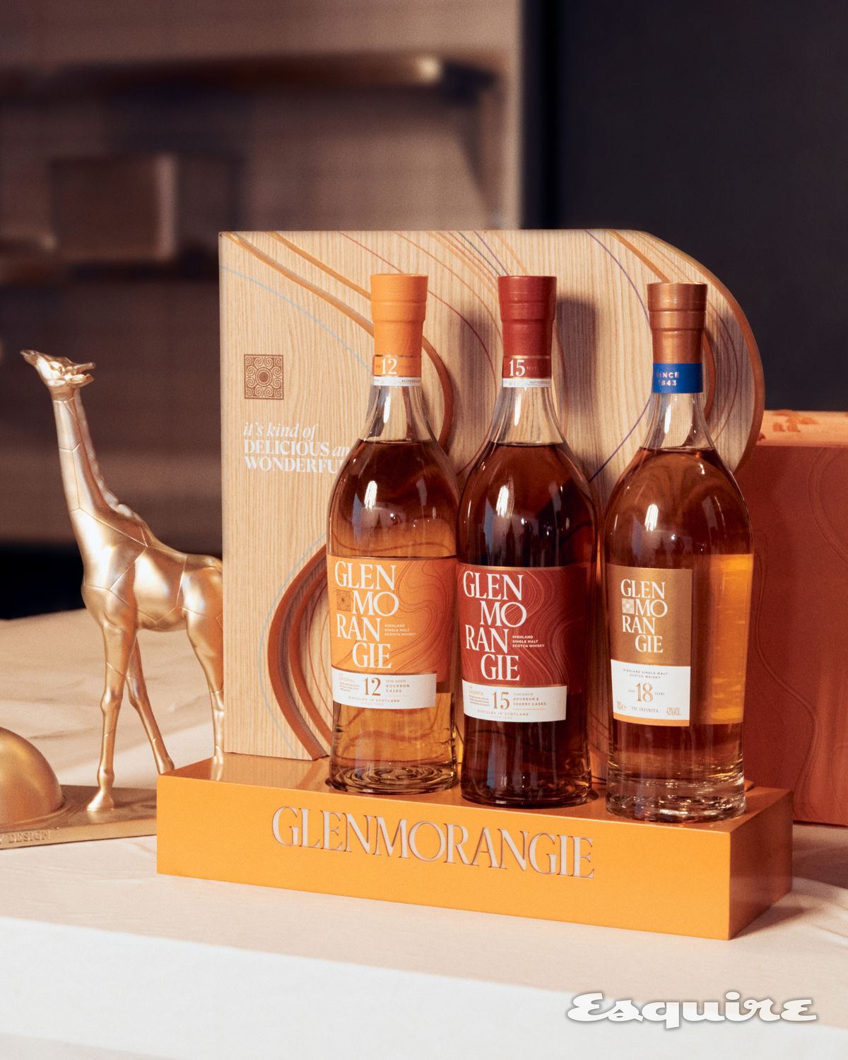 에스콰이어 30주년 파티를 더욱 빛내준 글렌모렌지 12년 디 오리지널, 15년 더 라산타, 18년 디 인피니타.
