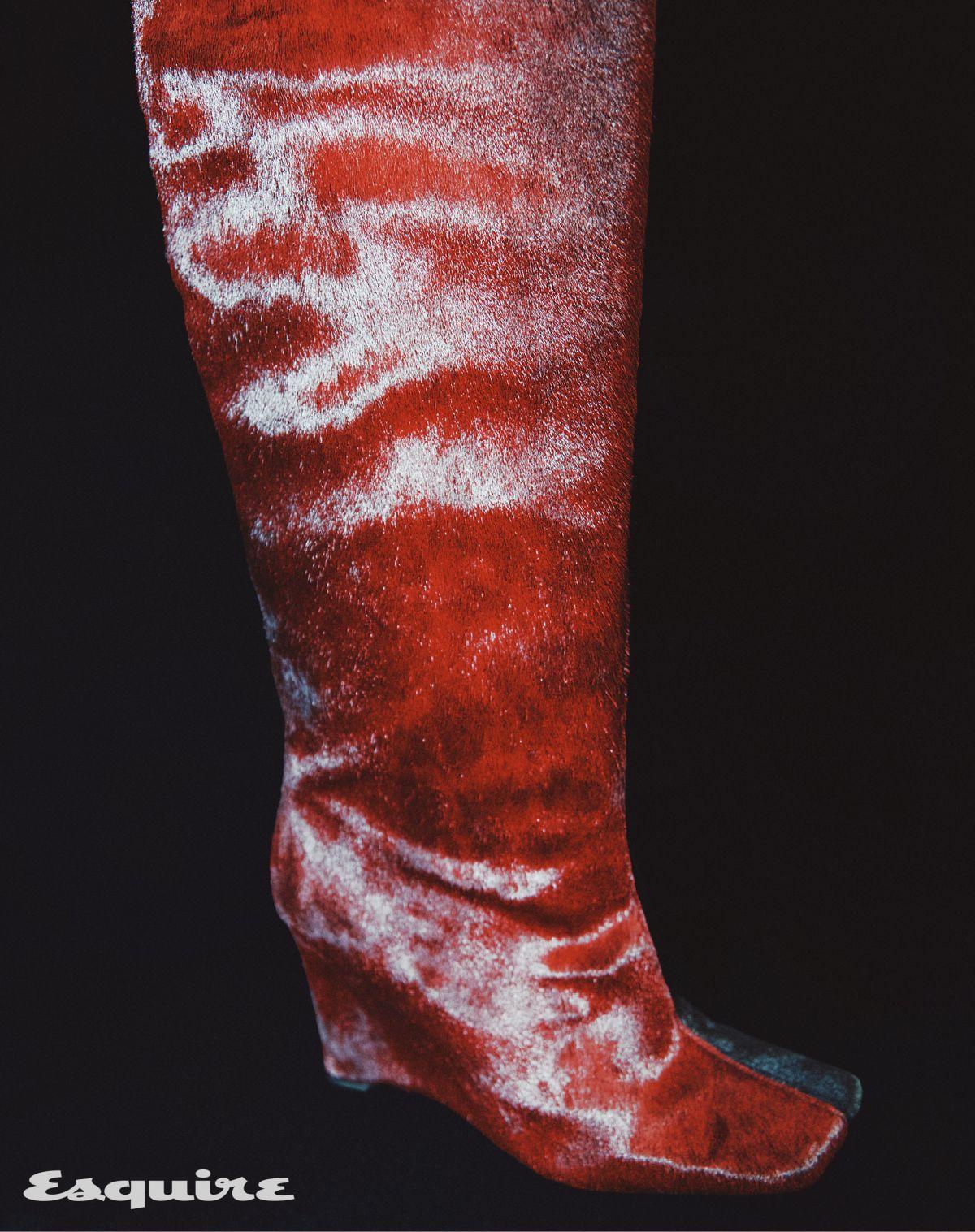 헤어카프 웨지 니하이 부츠 195만8000원 아미. 