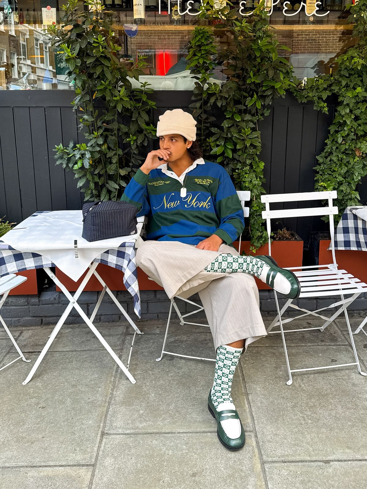 패턴 양말 활용하기 / 이미지 출처: 인스타그램 @thisaintlenz