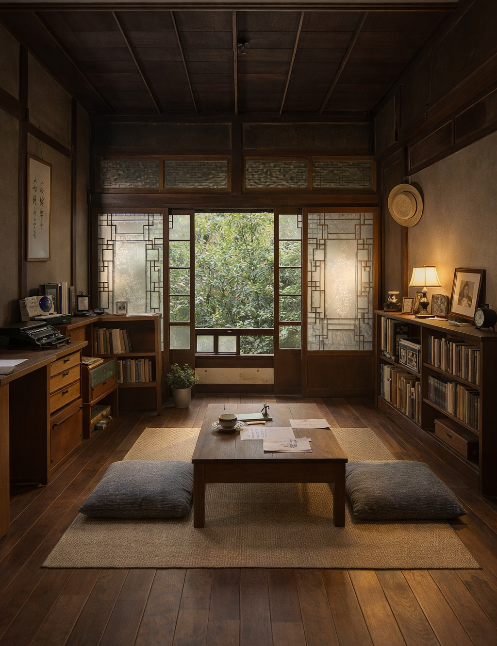 소설가 지하련이 기거하며 작품을 집필했던 마산의 산호리주택 2층 방(AI 보정 후) / 이미지 출처: 김예슬 작가(@ysk.kr)