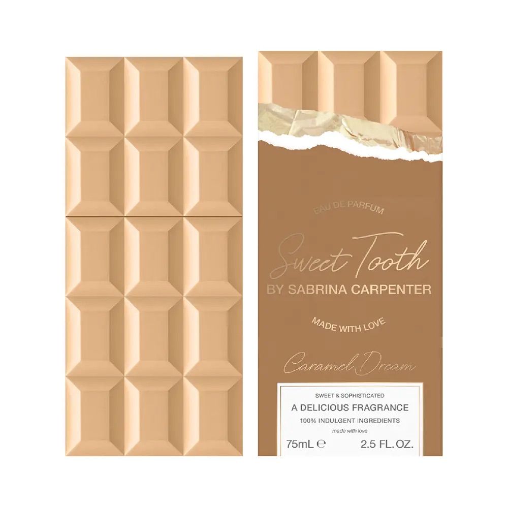 다크 초콜릿에 엠버향을 더한 사브리나 카펜터의 카라멜 드림 오 드 퍼퓸 / 이미지 출처: 사브리나 카펜터.