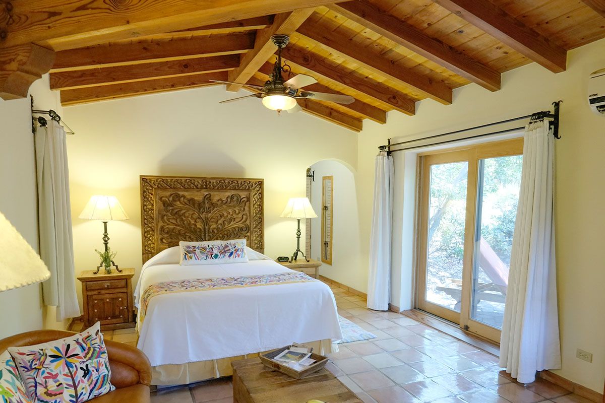 란초 라 푸에르타의 방 내부. | 출처: 란초 라 푸에르타 웹사이트