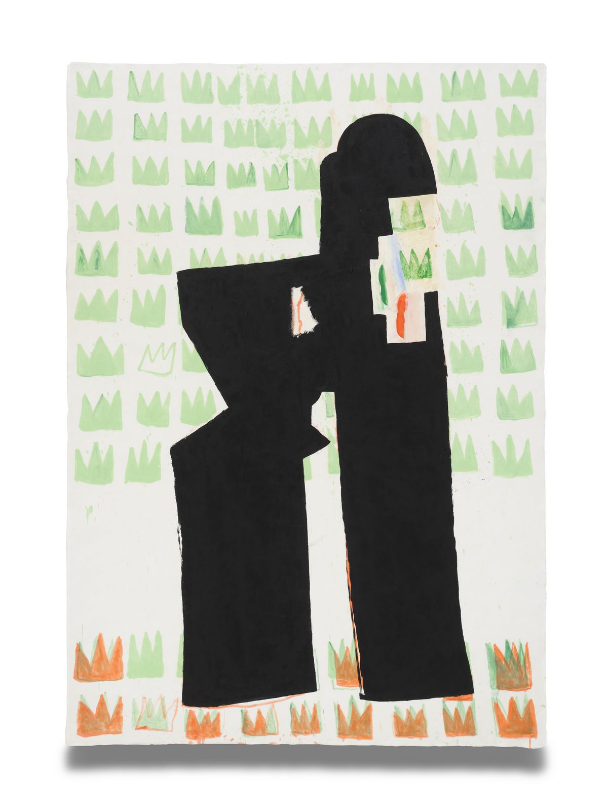 <난제 Conundrum> 2025. Oil on paper. 213 x 150 cm. Courtesy of the artist and PKM Gallery. Photo © Sangtae Kim / Fondation d'entreprise Hermès.