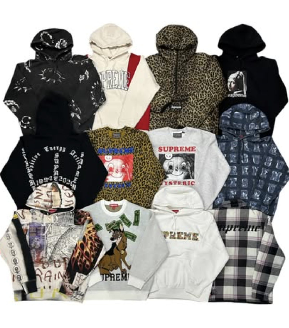 유니온3에서 판매 중인 슈프림 맨투맨과 후드집업 / 이미지 출처: 유니온3 인스타그램