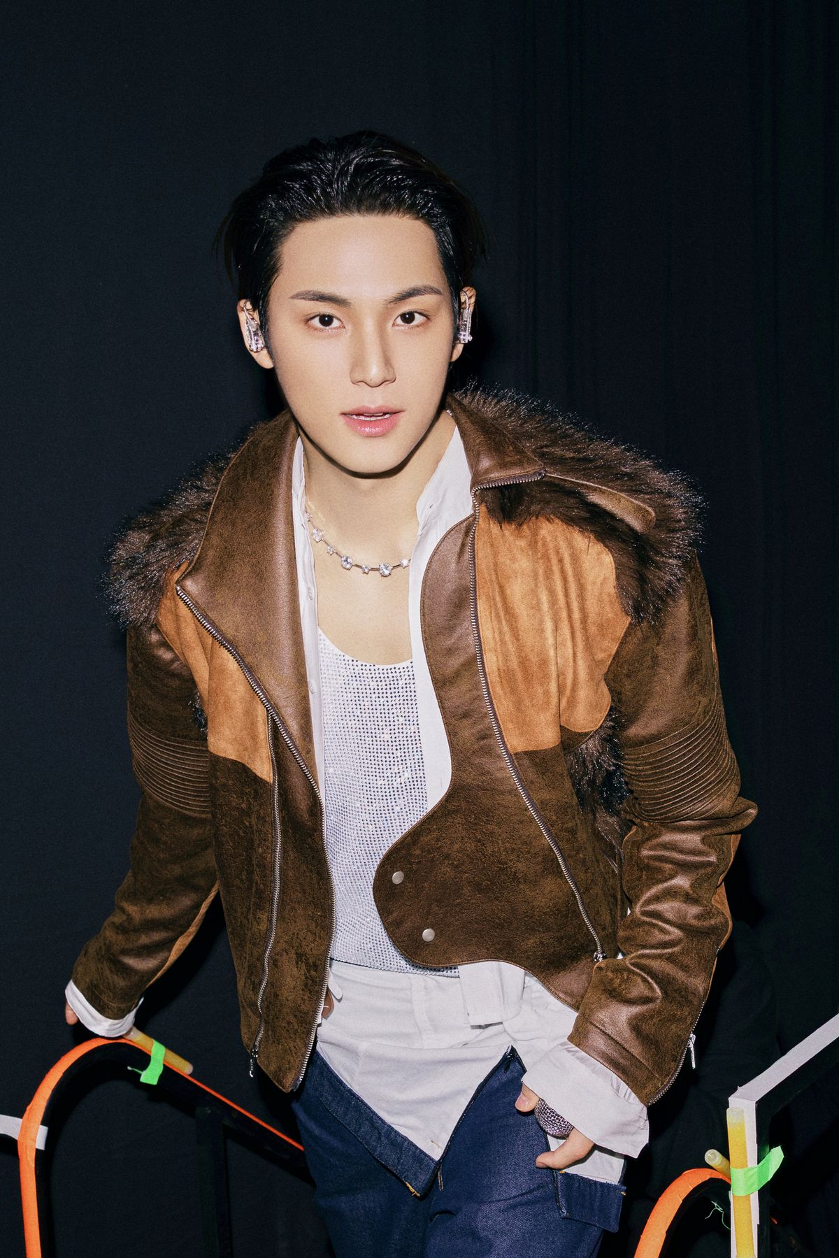 백스테이지에서 대기하는 민규