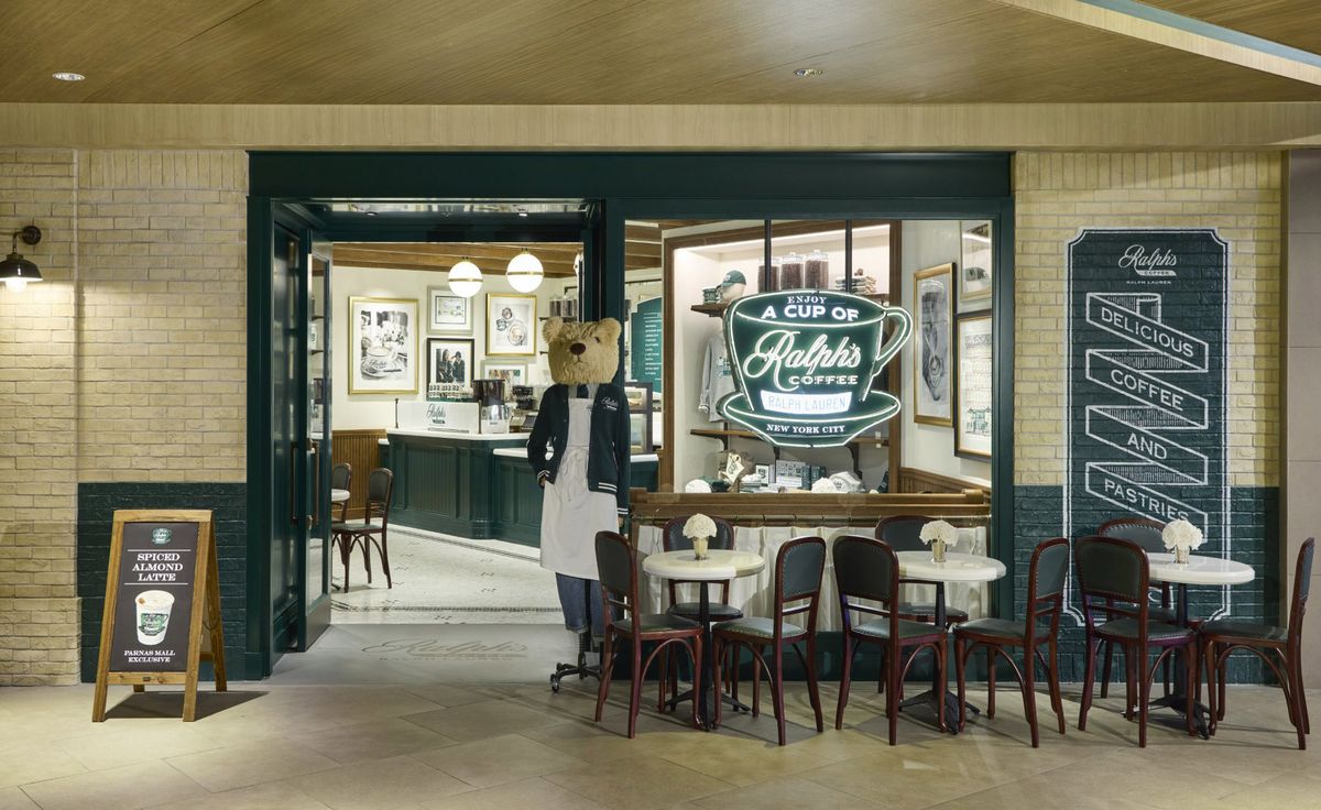  ‘랄프스 커피 파르나스몰점’은 랄프스 커피의 두 번째 한국 매장이다. / 출처: 브랜드 제공