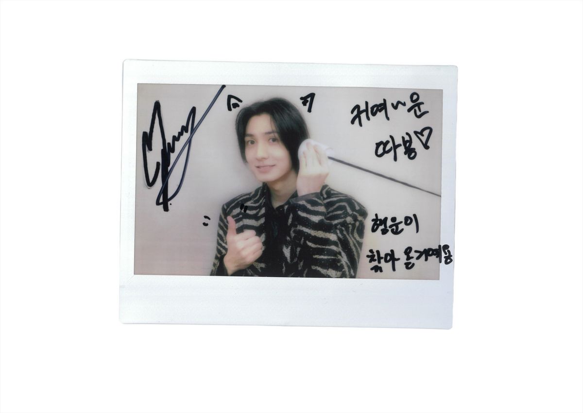 엑스디너리 히어로즈 주연 사인 폴라로이드 