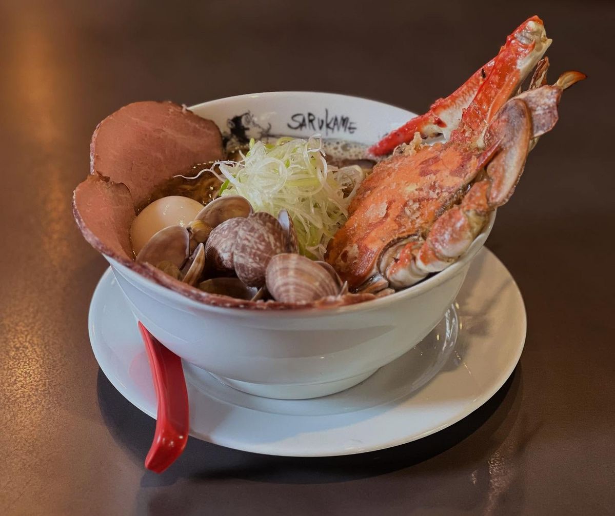 꽃게 바지락 라멘./ 이미지 출처 : 인스타그램 @sarukame_ramen 