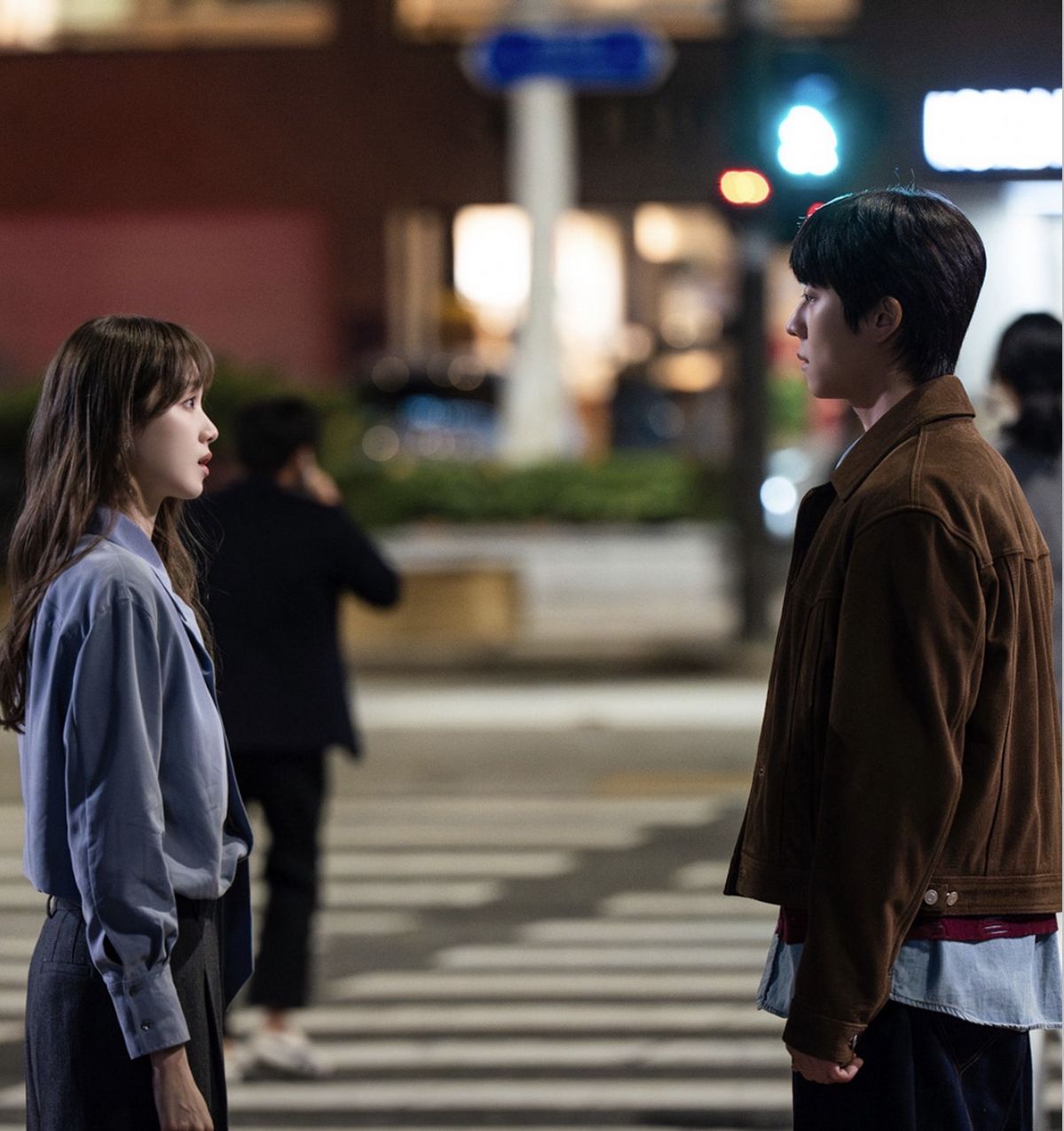 '찬란한 너의 계절에'의 송하란역 이성경과 선우찬역 채종협/ 이미지 출처: 인스타그램 @mbcdrama_now