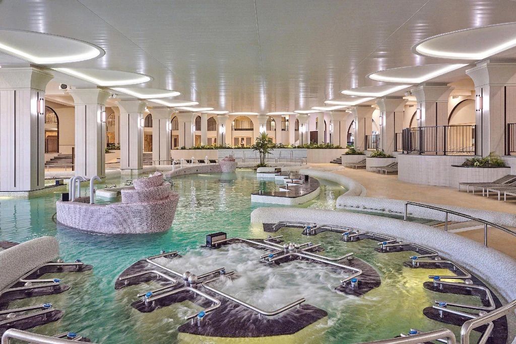 스플라스 리솜의 온천 전경