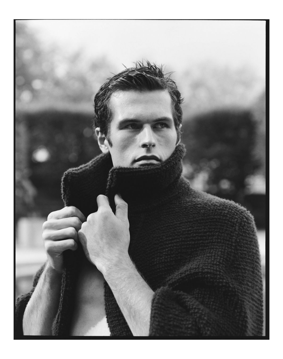 캐시미어 맨 케이프 디올.