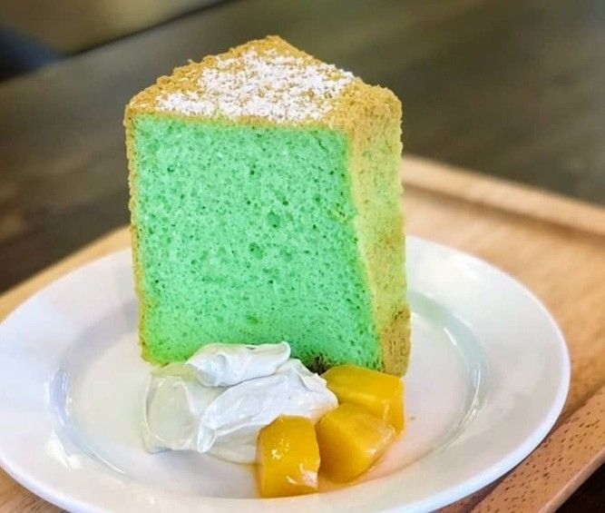 머라이언 카페의 판단 케이크 / 사진 출처: 디저트 머라이언 인스타그램