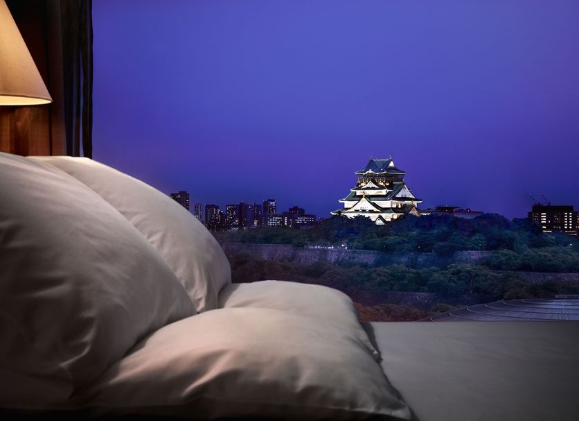 호텔 뉴 오타니 오사카 룸에서 보이는 오사카성의 야경 모습. / 이미지 출처: 호텔 뉴 오타니 오사카