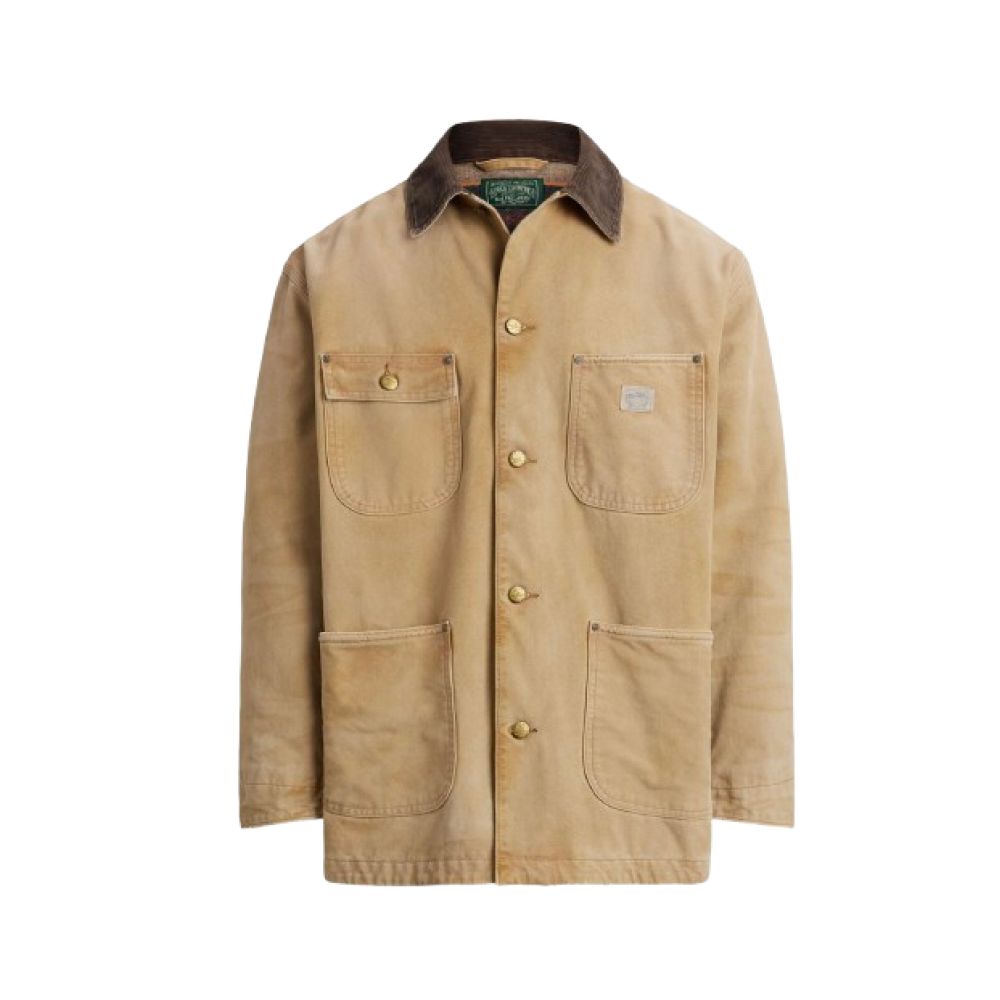 코듀로이 카라 디테일이 돋보이는 폴로의 코듀로이 칼라 캔버스 재킷 / 이미지 출처: Polo Ralph Laren