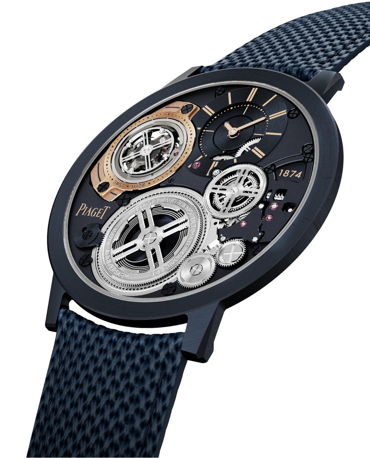 2mm 두께의 투르비용의 심장 피아제 알티플라노 얼티메이트 컨셉 투르비용 / 이미지 출처: www.piaget.com