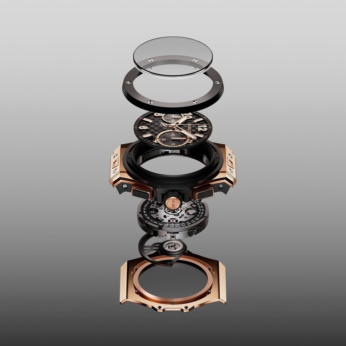 층층이 쌓아 올린 멀티 레이어 구조를 통해 빅뱅 오리지널 유니코 특유의 입체적인 미학을 완성했다 / 이미지 출처 : 위블로.