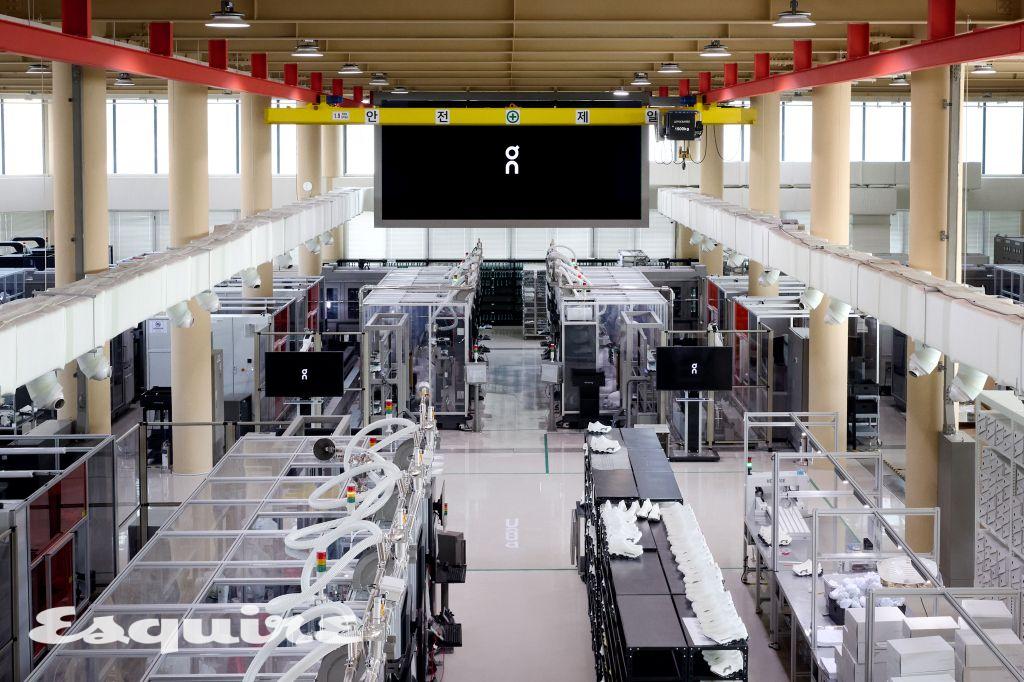 온(On)의 부산 공장 전경. 