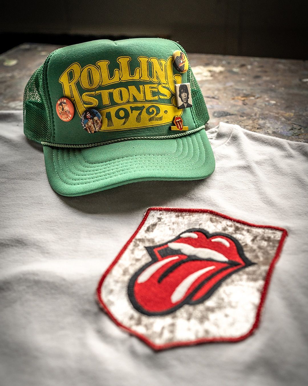 빈티지한 메이드원 롤링스톤즈 72 트러커 캡 / 이미지 출처: 메이드원(MadeWorn)