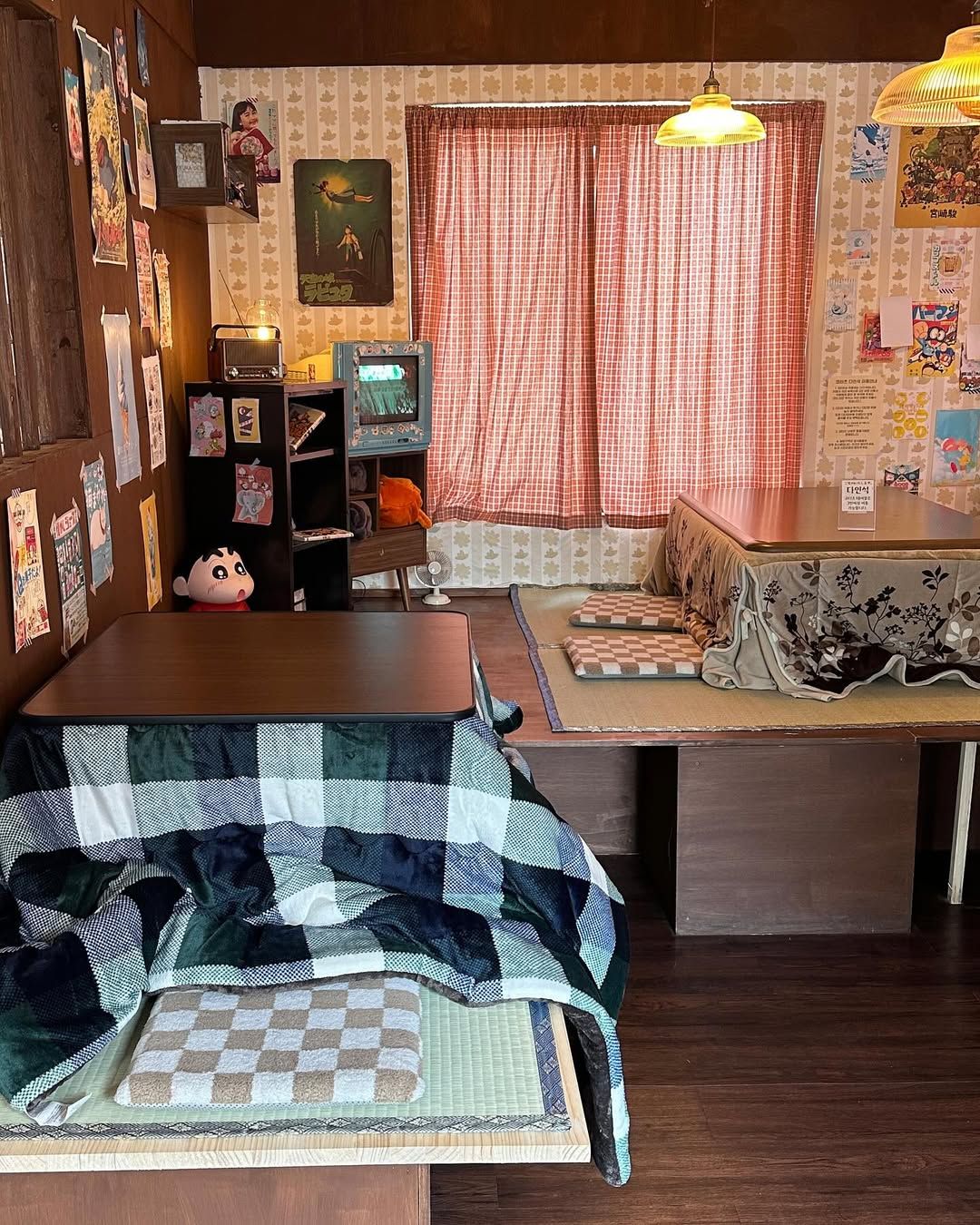 겨울철에는 일본식 난방 테이블인 코타츠 좌석을 운영하고 있다. / 이미지 출처: 멜티도나 공식 인스타그램