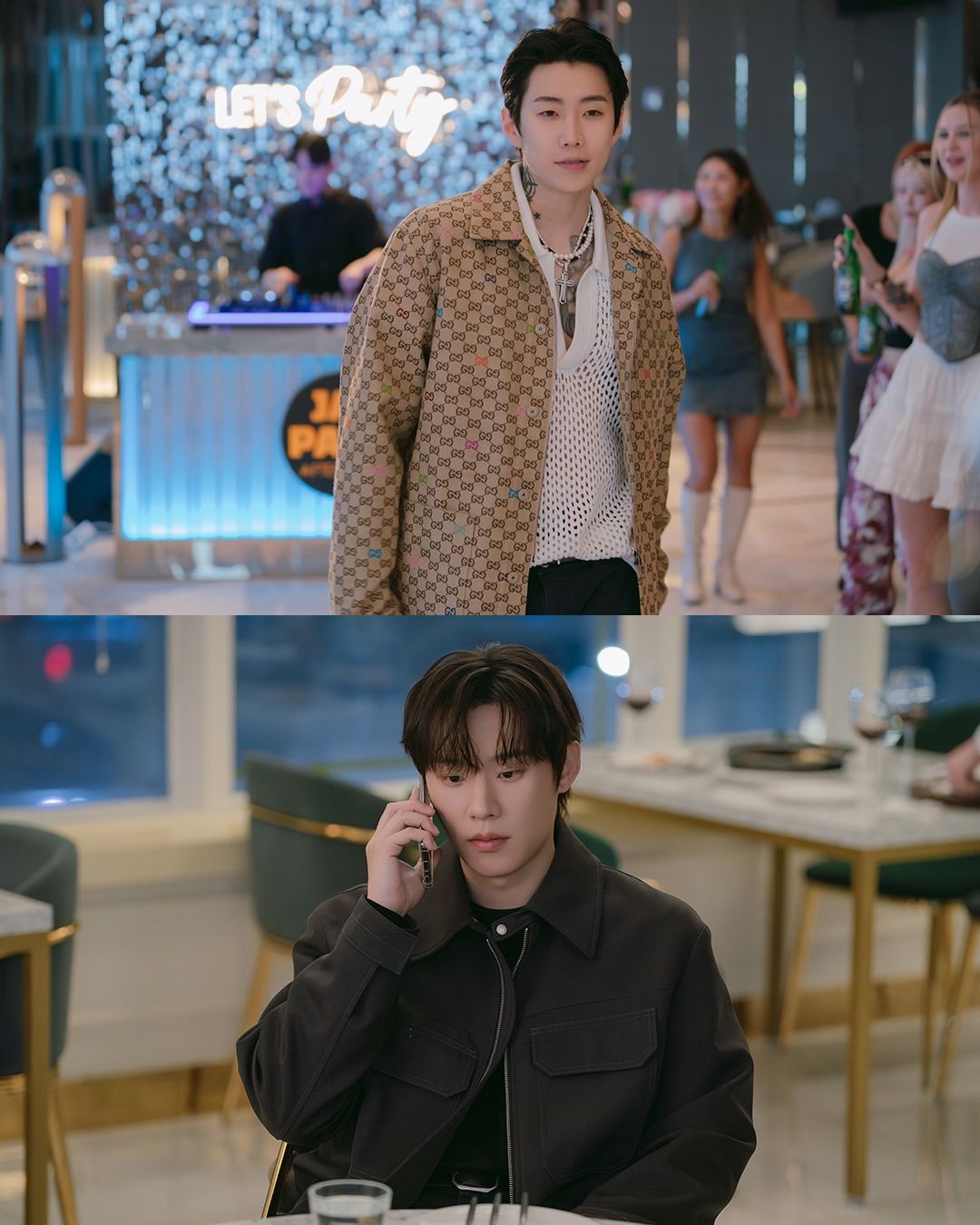 월간남친 특별 출연 배우 박재범, 김성철. / 이미지 출처: 인스타그램 @netflixkr