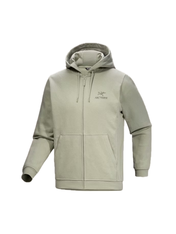 엠블럼 플리스 풀집 후드