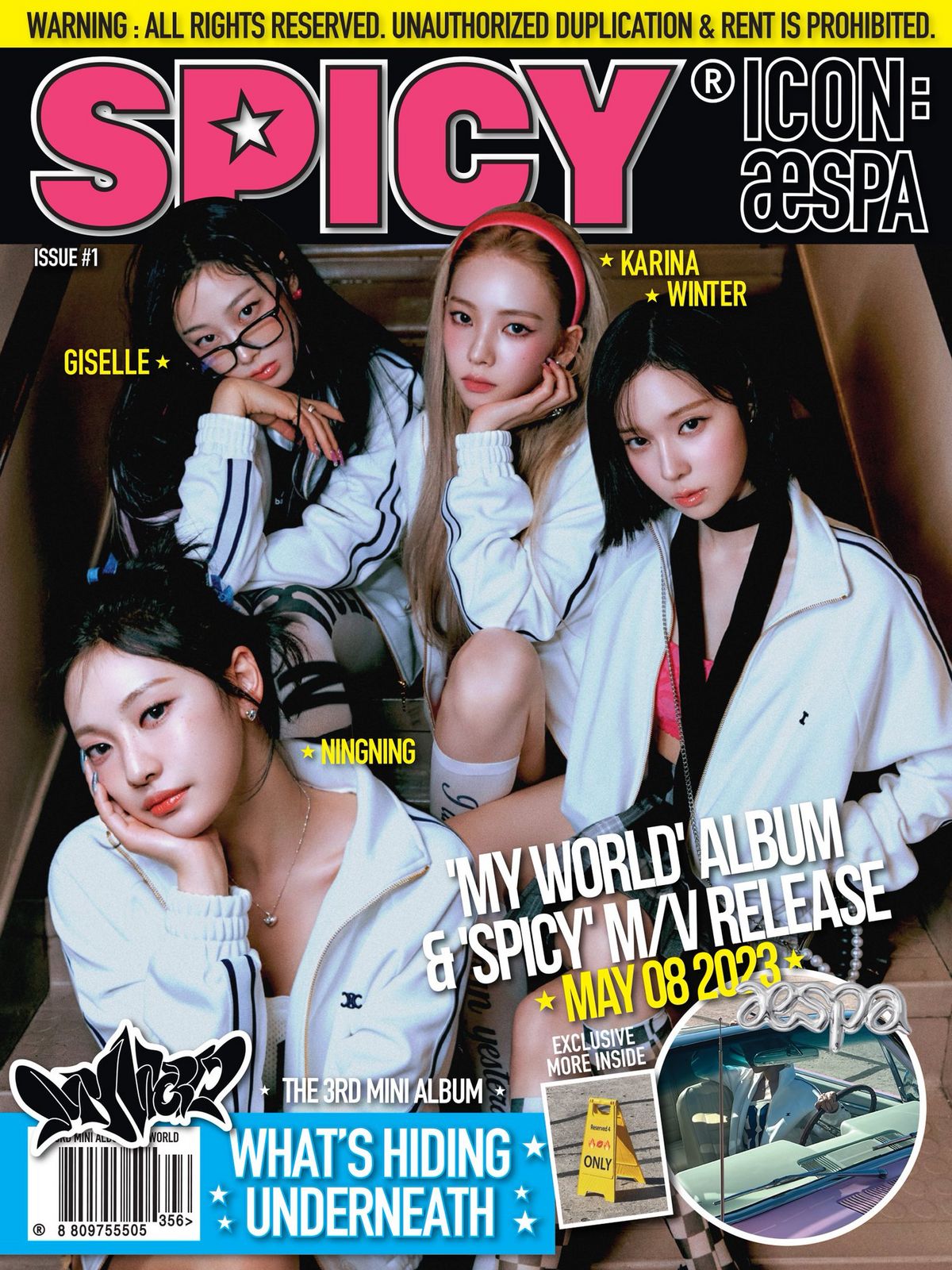 2023년 5월 발표된 ‘Spicy’/ 이미지 출처: 에스파 X