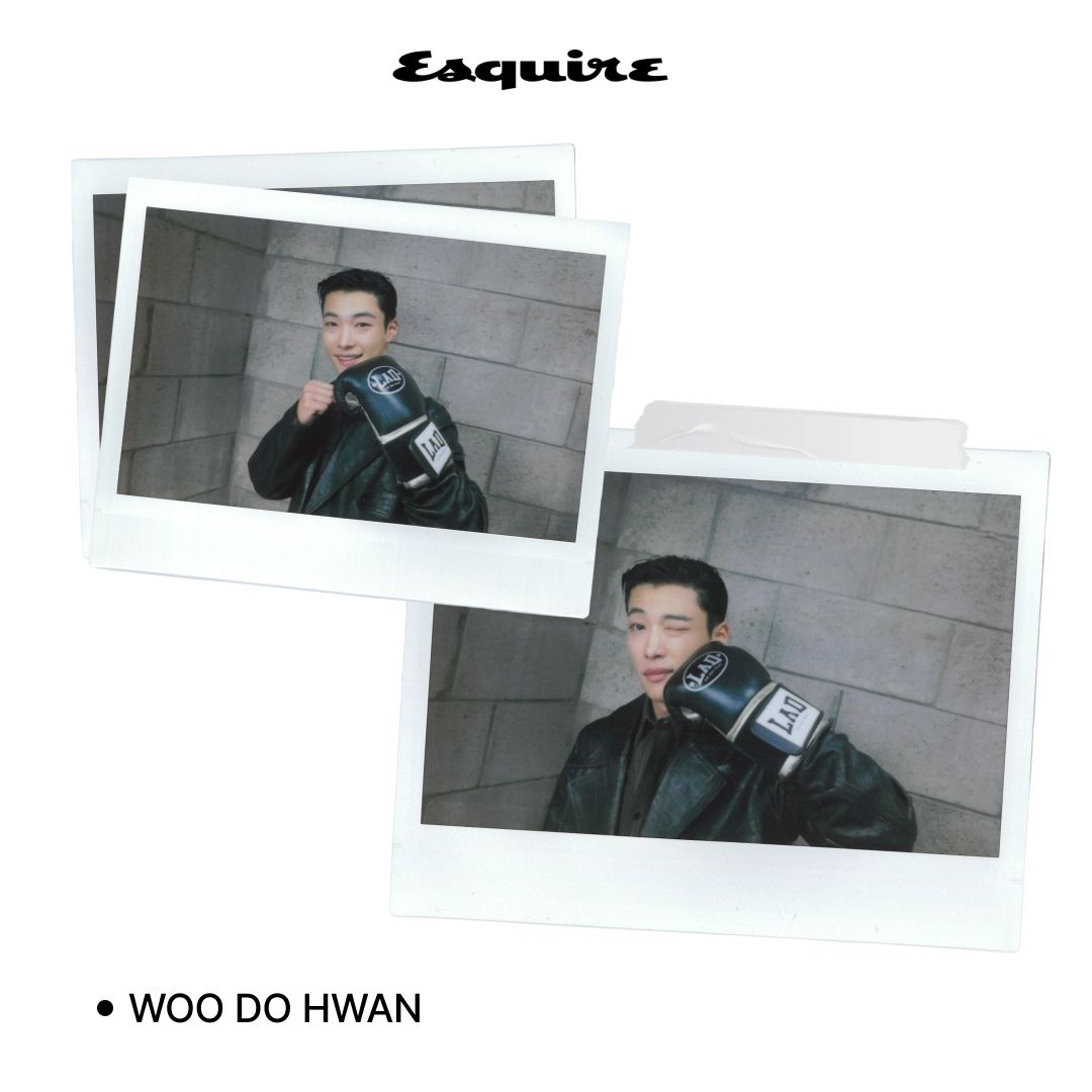 에스콰이어 화보 촬영장에서 '사냥개들' 시즌2 건우 역의 배우 우도환