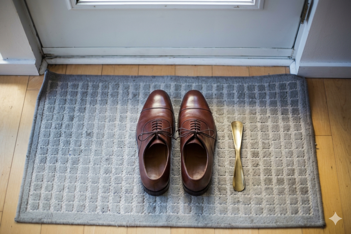 운이 오가는 통로인 현관은 깨끗하게 비워둘 것. / 이미지 출처: Nano Banana