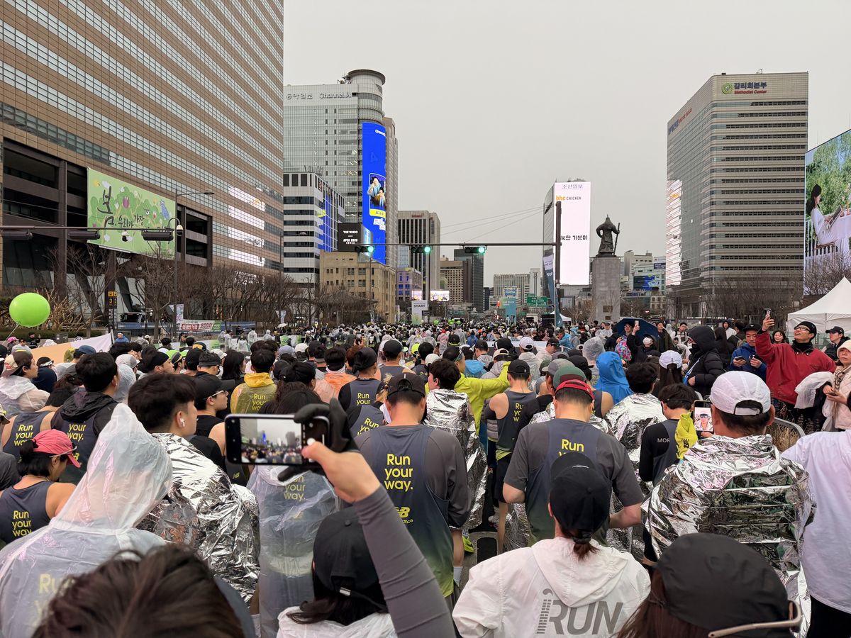2026 뉴발란스 하프마라톤 출발 전 / 이미지 출처: 필자 촬영