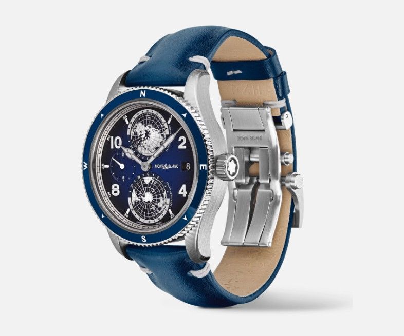 전 세계의 시간을 한눈에 확인할 수 있는 몽블랑 1858 지오스피어 / 이미지 출처: montblanc.com