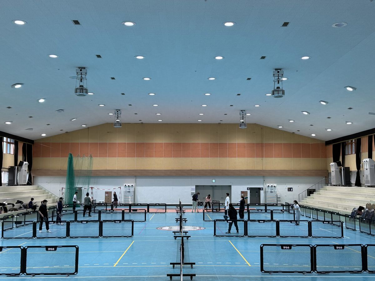 휘경여자중고등학교 체육관에서 클럽520 회원들이 플레이하는 모습 / 이미지 출처: 필자 촬영