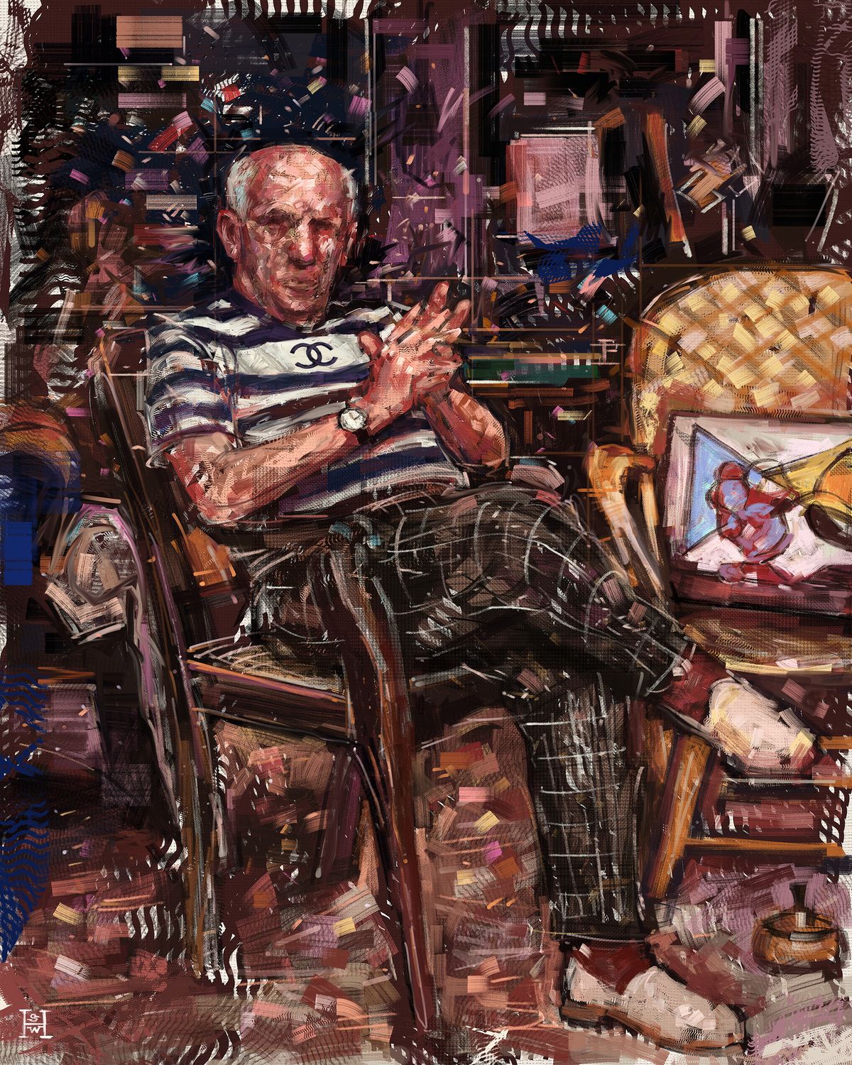 피카소의 작업실 풍경 / 이미지 출처: 필자 아트웍 @maestrohsw