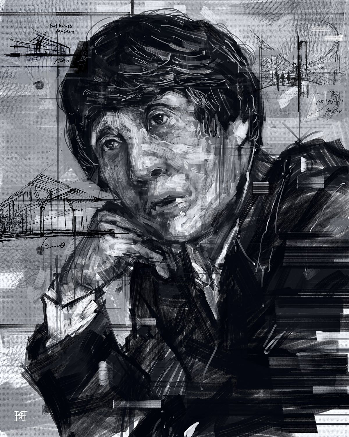 안도 타다오 / 이미지 출처: 필자 아트웍 @maestrohsw