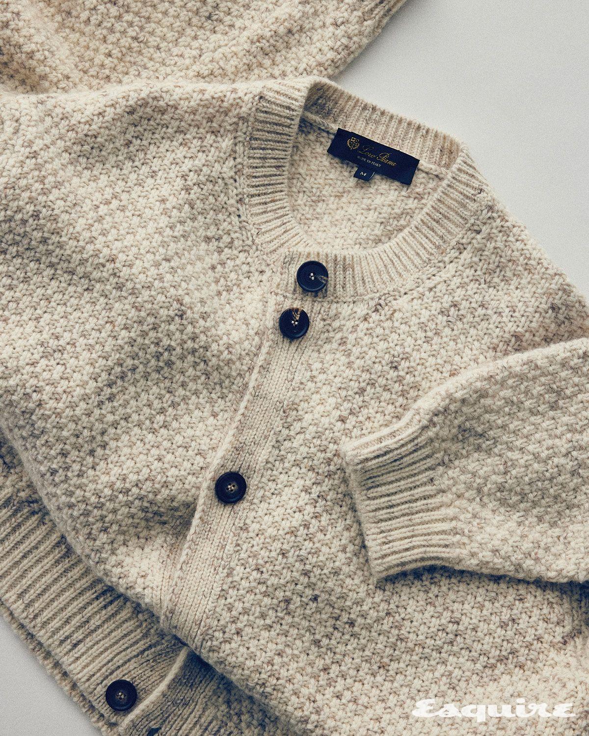 자연 친화적 공정을 통해 만들어지는 애시 울 카디건 가격 미정 로로피아나. 