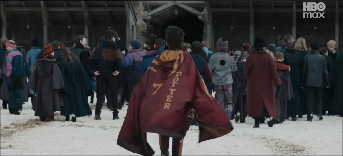 트레일러에 공개된 해리의 퀴디치 복장 / 이미지 출처: HBO Max