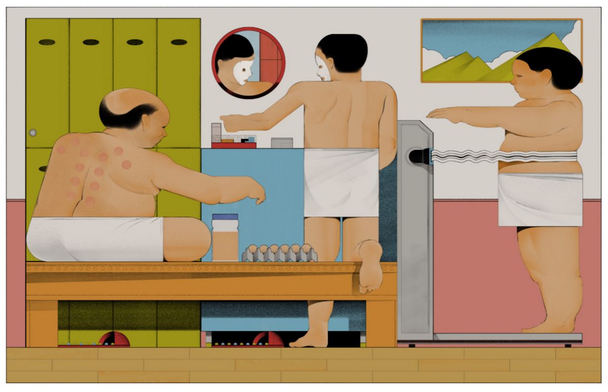 고준호, Calmer Waters_3 (2023), 700 x 451 mm, Digital Painting