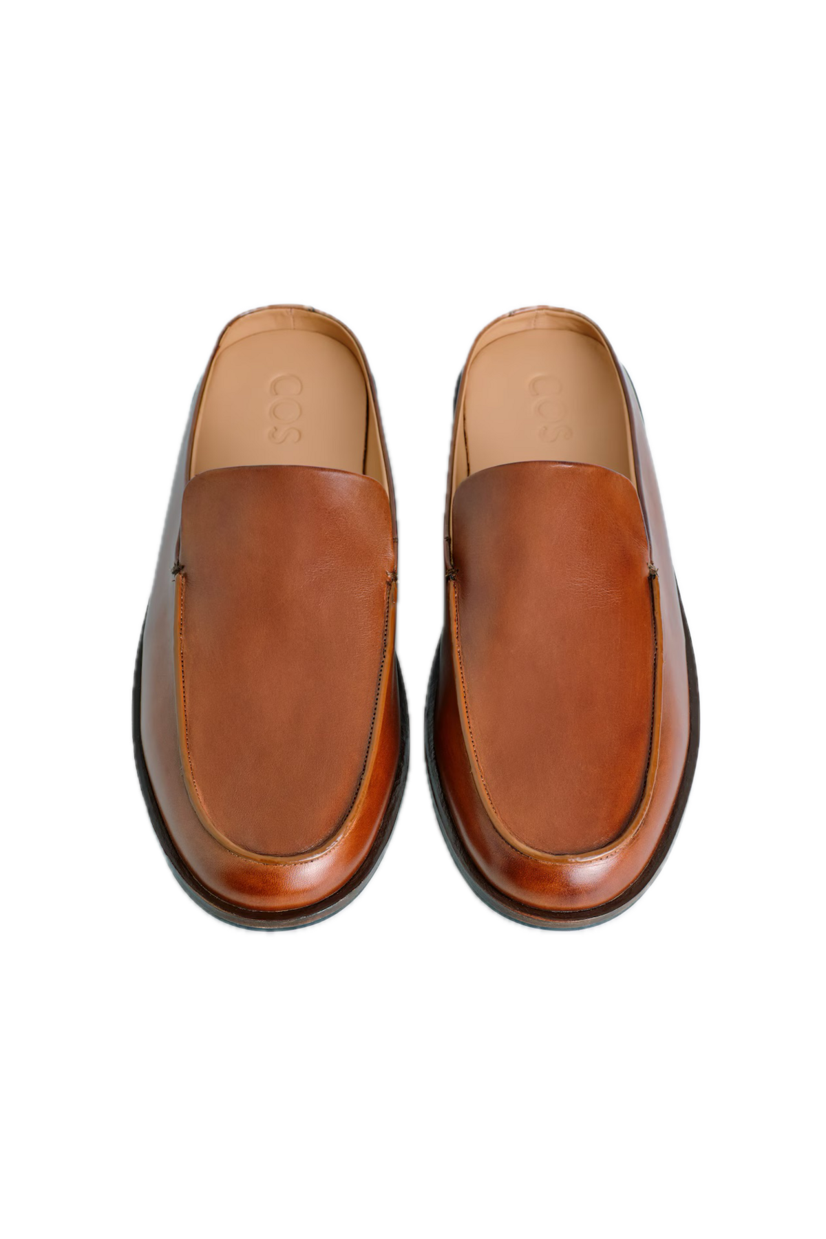 LEATHER MULE LOAFERS