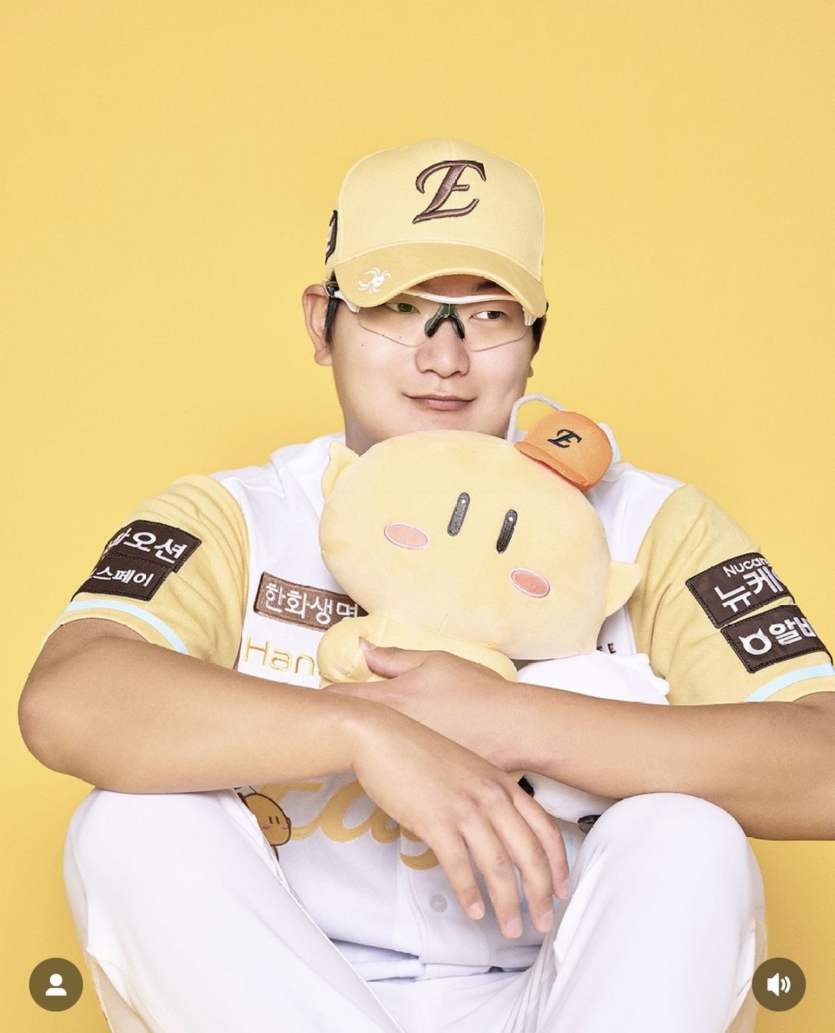 꿈돌이 콜라보 유니폼 / 이미지 출처: 한화 이글스 공식 인스타그램